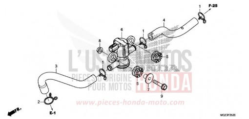 AIR INJECTION SOLENOID VALVE CBR500RAD de 2013